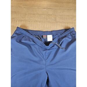 Vintage Y2K Nike Track Pants Mens Size Medium Lightweight Windbreaker Lined Navy